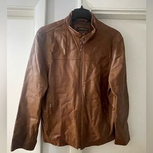 Banana Republic Men's Tan Leather Jacket